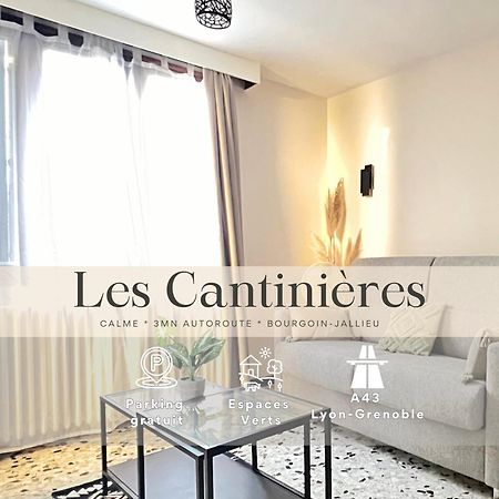 Les Cantinieres - Bourgoin Jallieu - Jardin Prive Ruy-Montceau Exterior foto